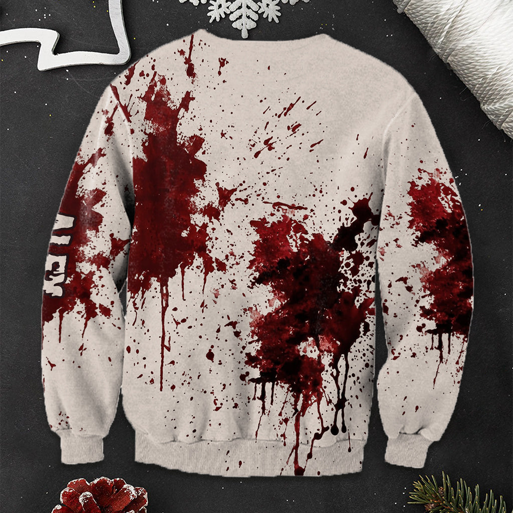 Look Bad Feel Great - Personalized Horror Character Ugly Sweater
