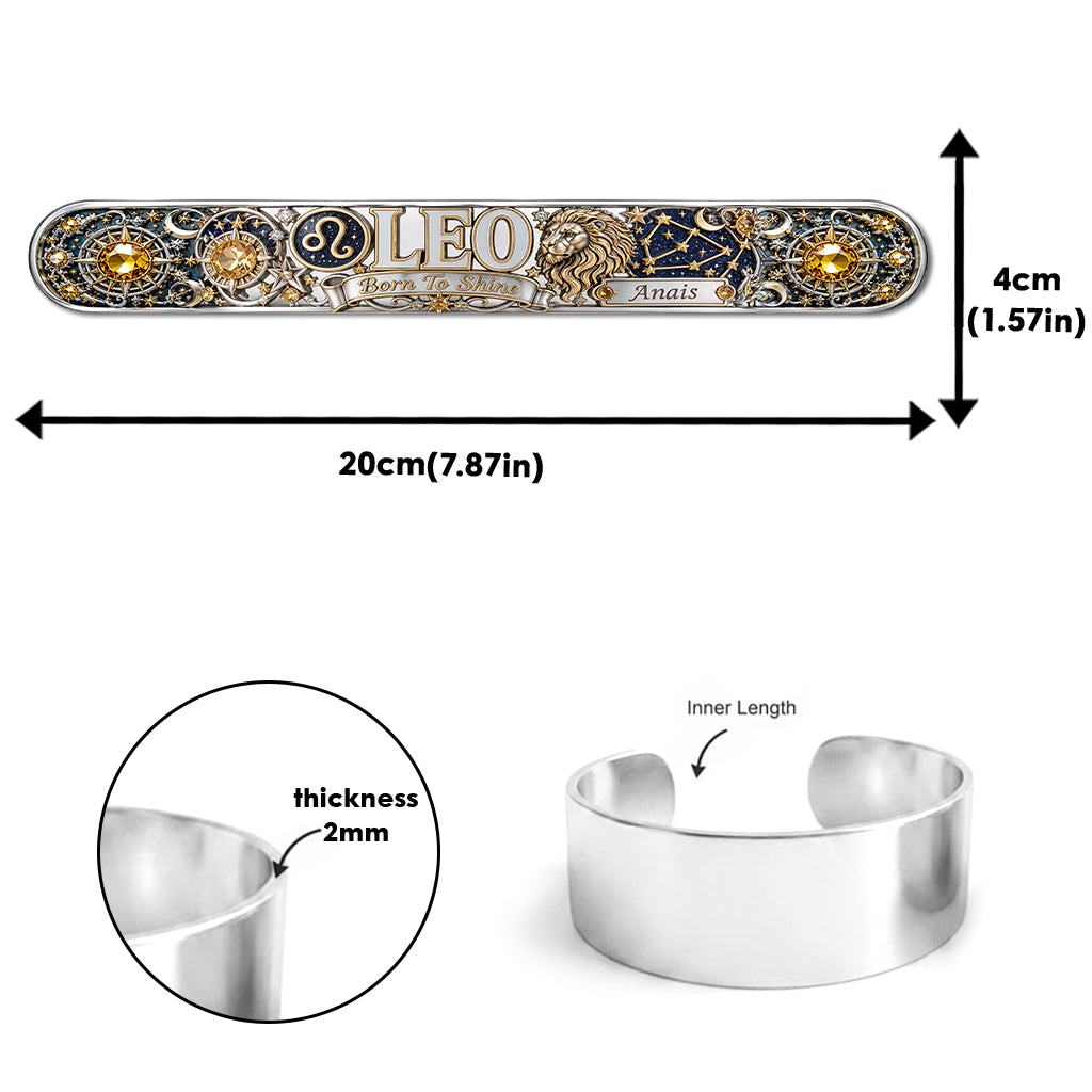 Bracelet de poignet en aluminium - Horoscope personnalisé