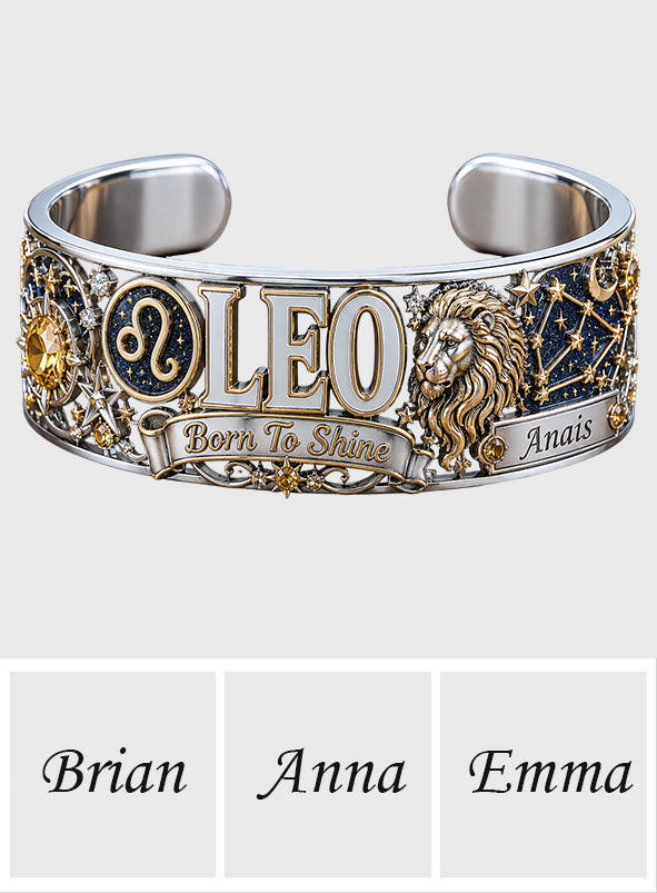 Bracelet de poignet en aluminium - Horoscope personnalisé