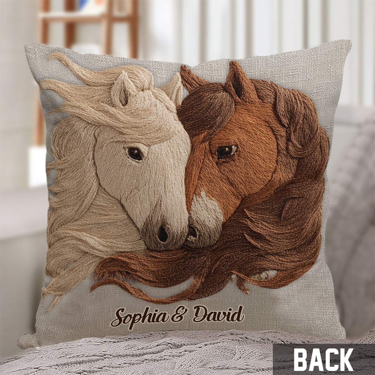 You & Me - Personalized Couple Throw Pillow