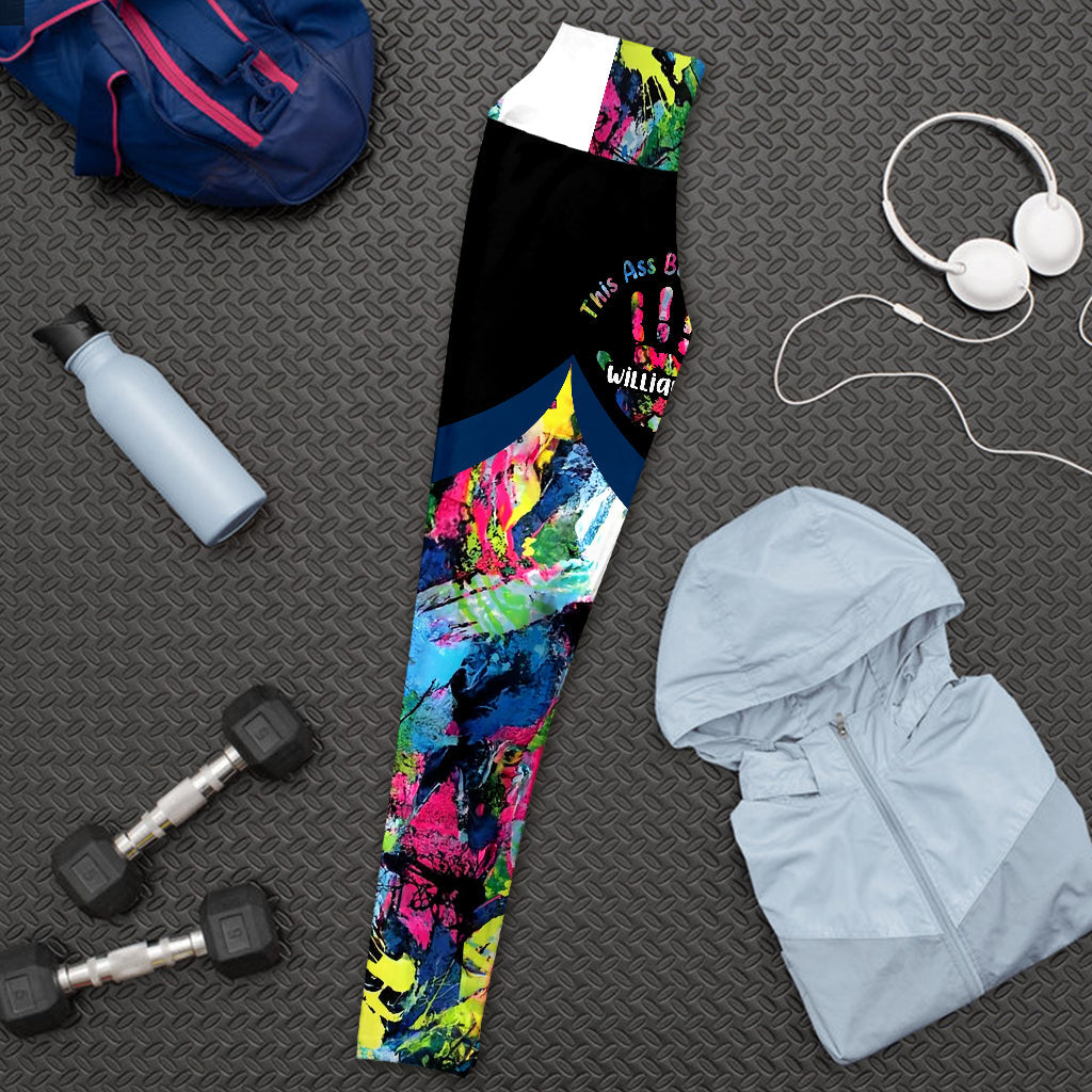 This Ass Is Taken Naughty Gifts For Her - Personalized Couple Leggings