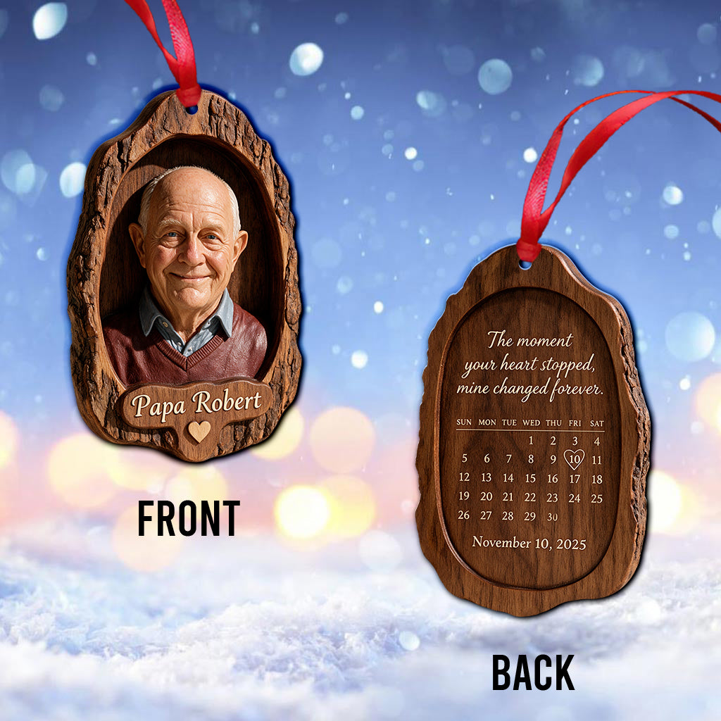 Trauergeschenk für die Familie - Ihre Liebe bleibt - Personalisierte Gedenkornament