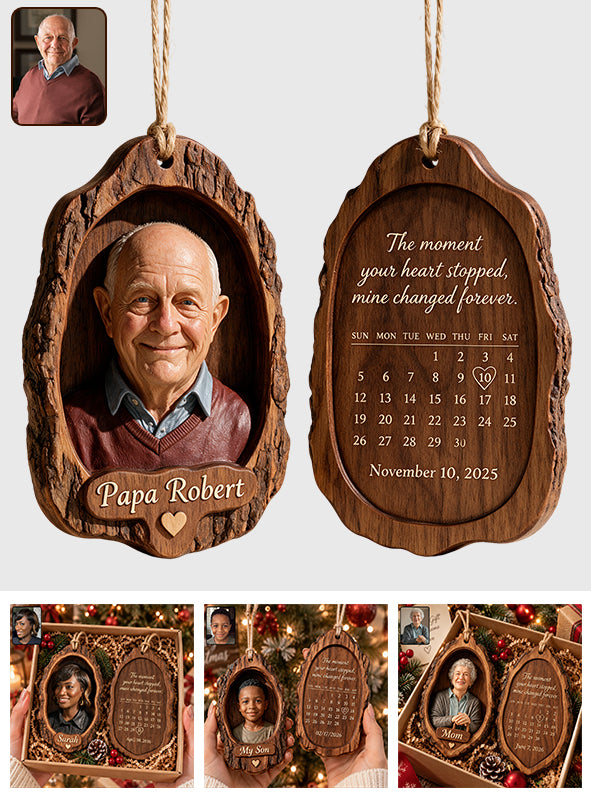 Trauergeschenk für die Familie - Ihre Liebe bleibt - Personalisierte Gedenkornament