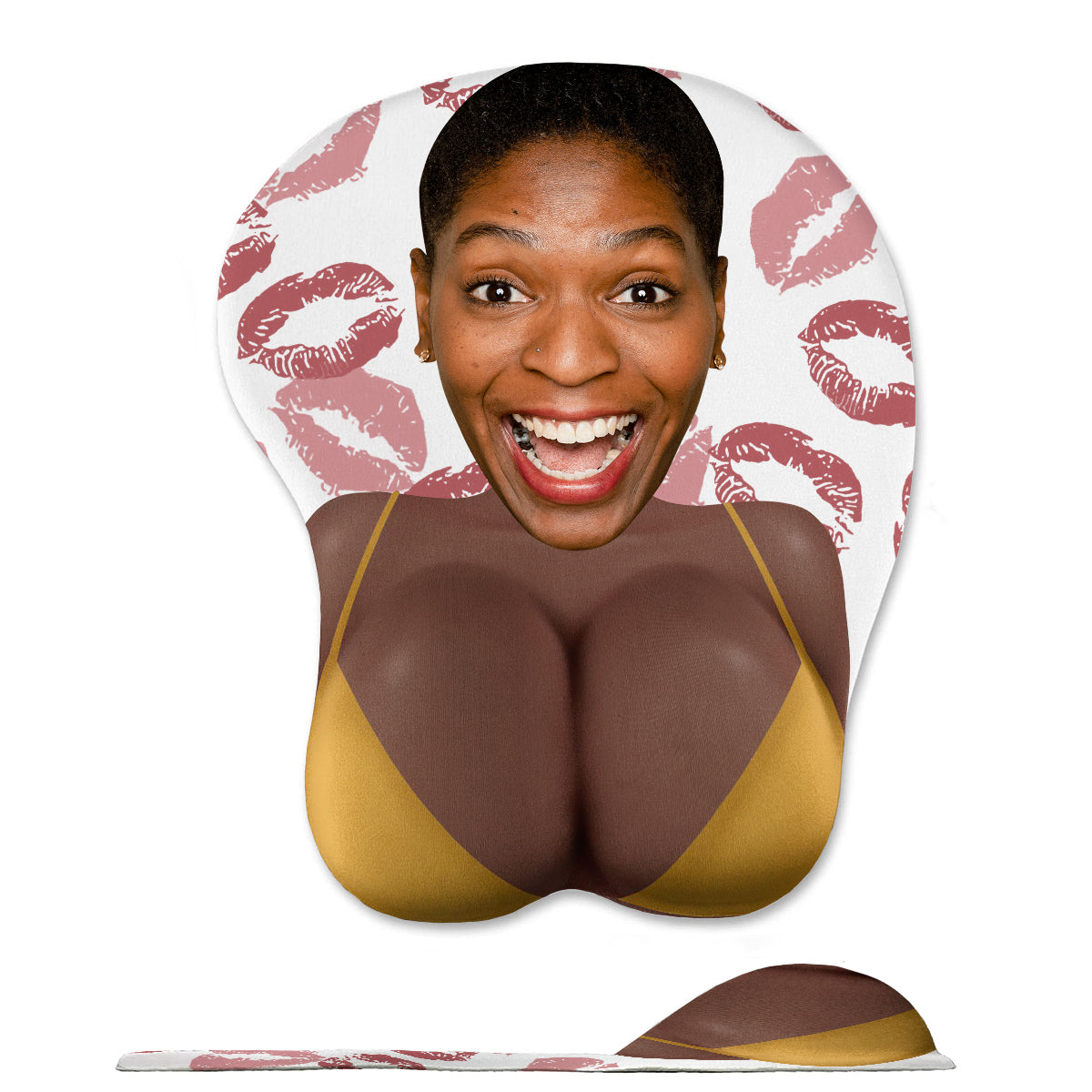 Custom Face Funny & Naughty - Personalized Couple 3D Mouse Pad