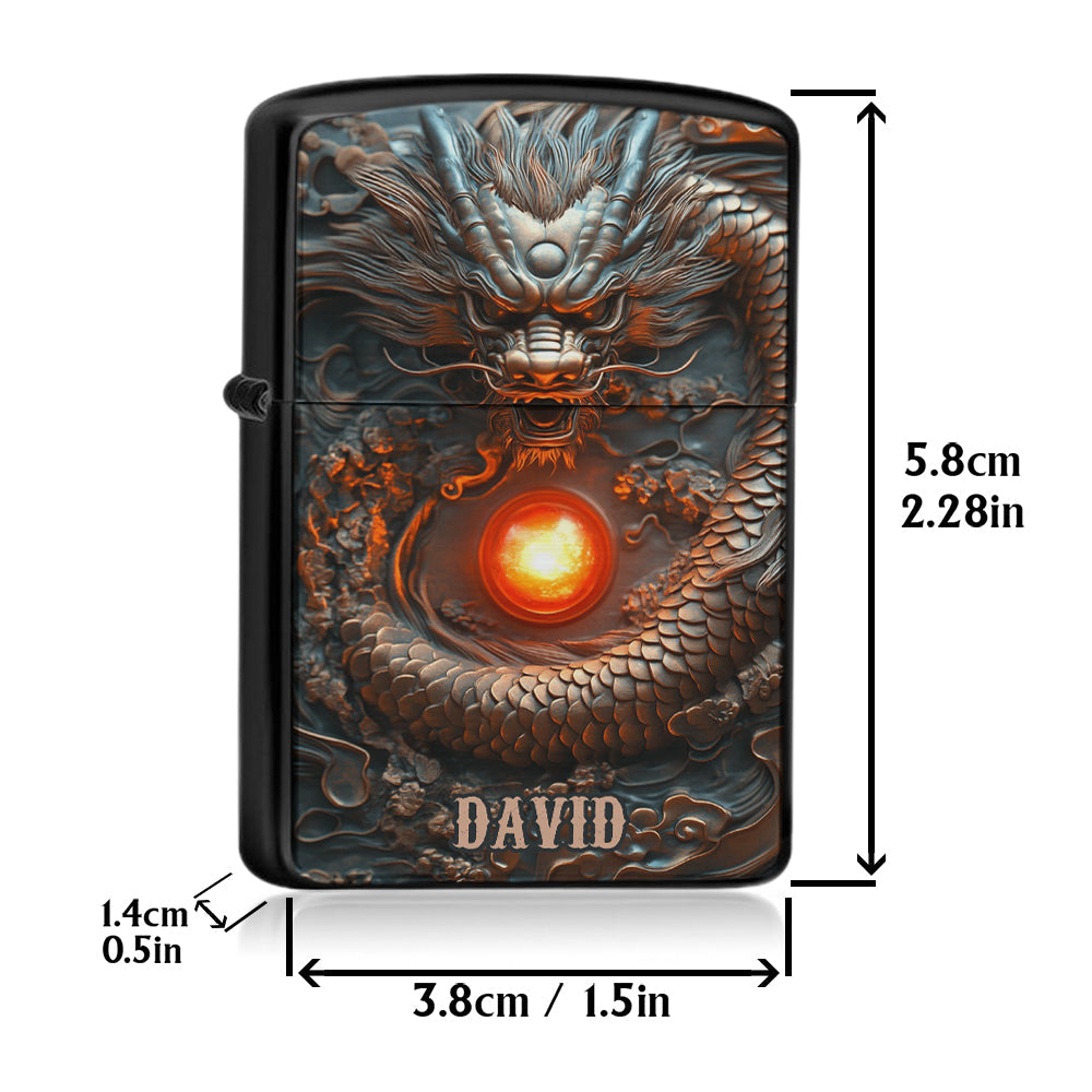 Mystischer Drache – Personalisiertes Drachenfeuerzeug