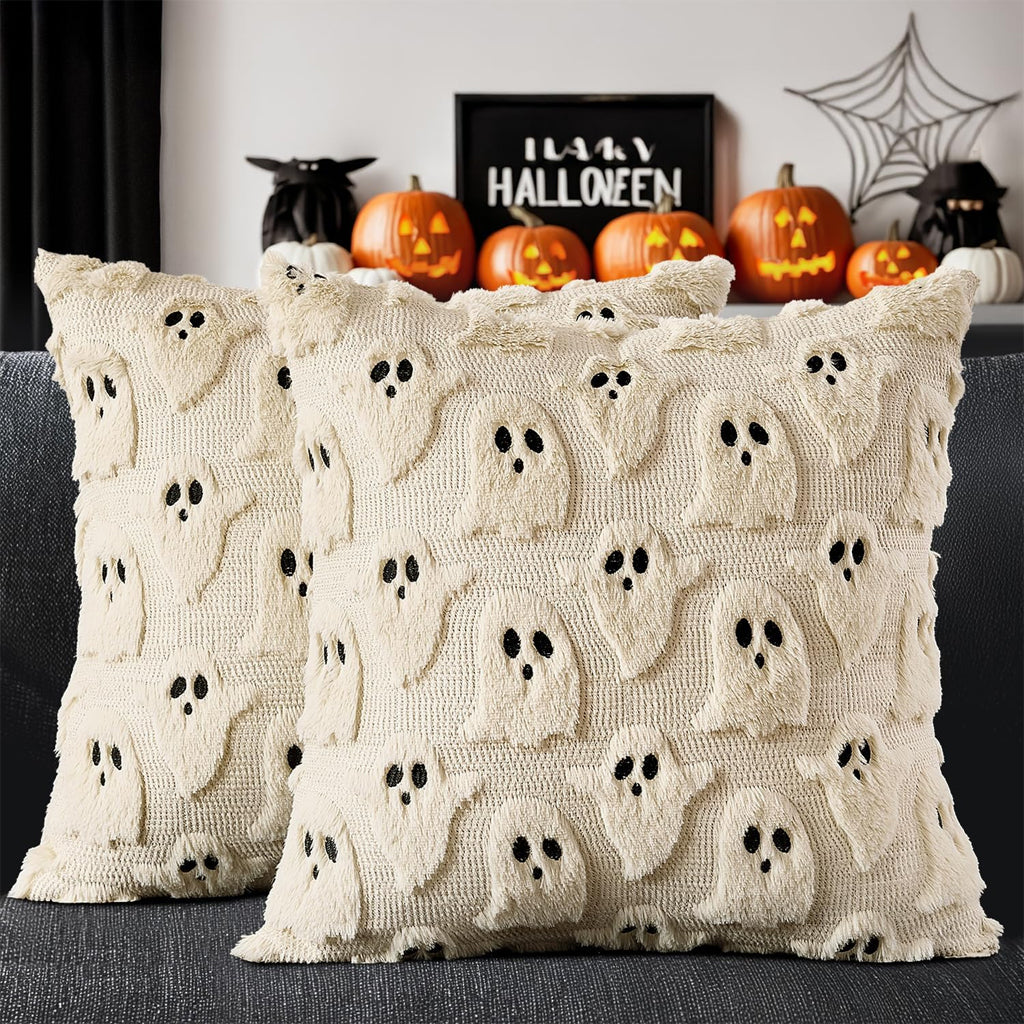 Ghost Tufted Kissenbezug