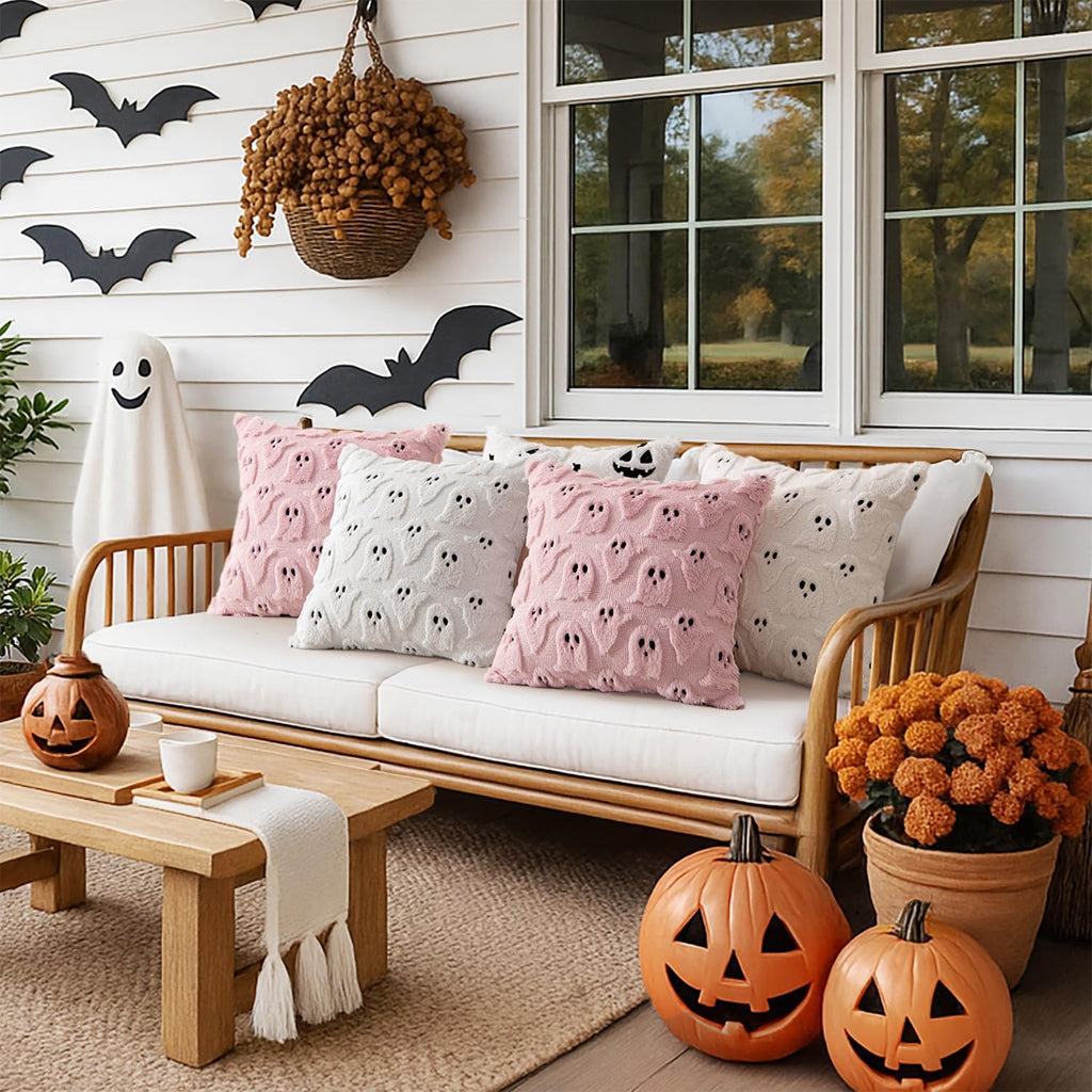 Ghost Tufted Kissenbezug