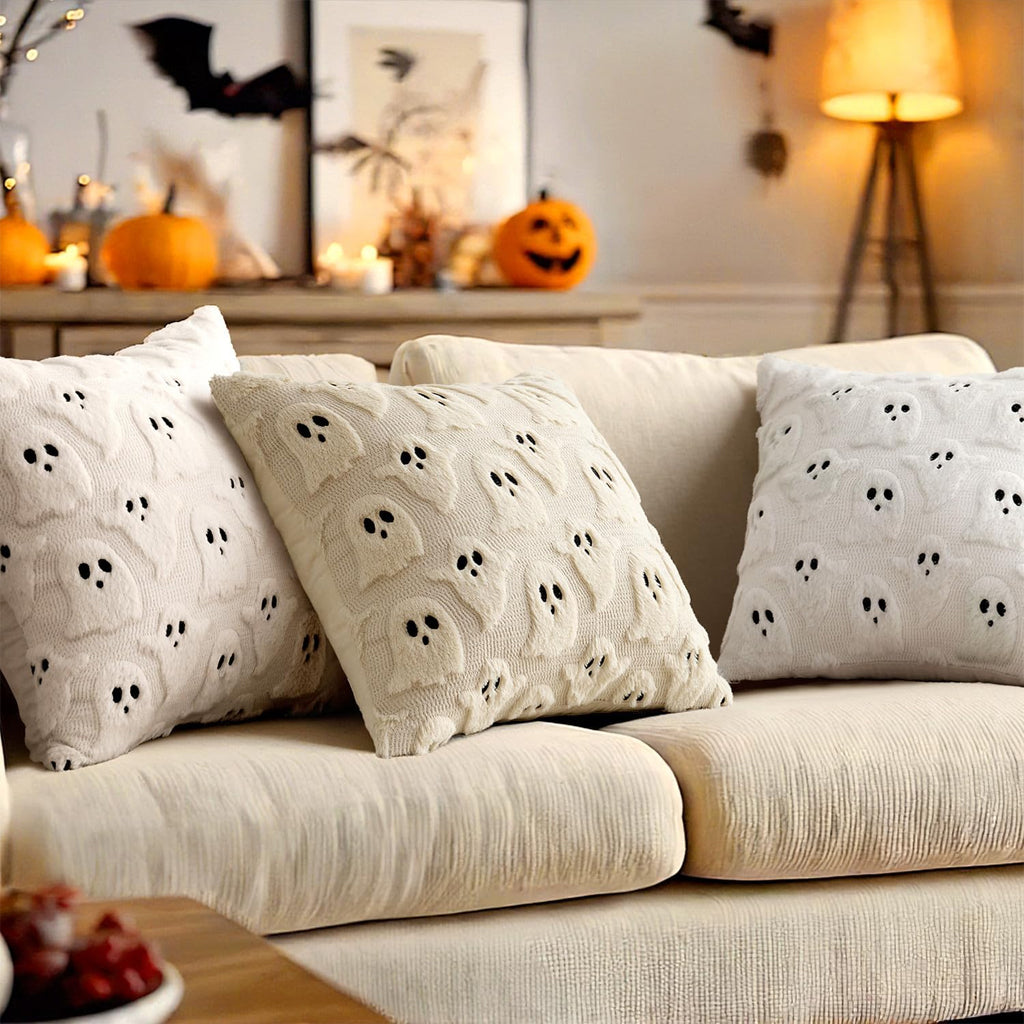 Ghost Tufted Kissenbezug
