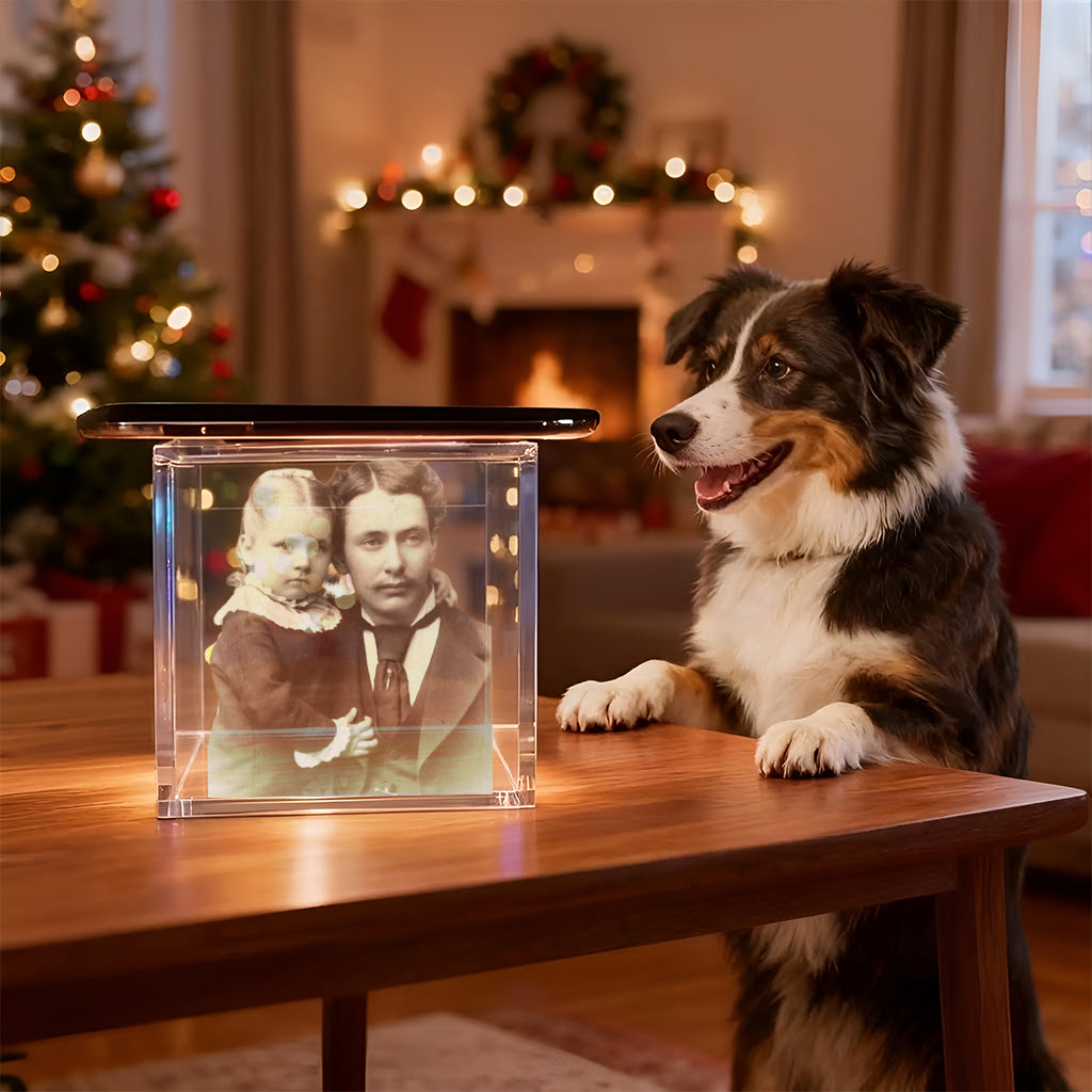 Individuelles Foto Immer Bei Ihnen - Personalisierte 3D Erinnerungsbox