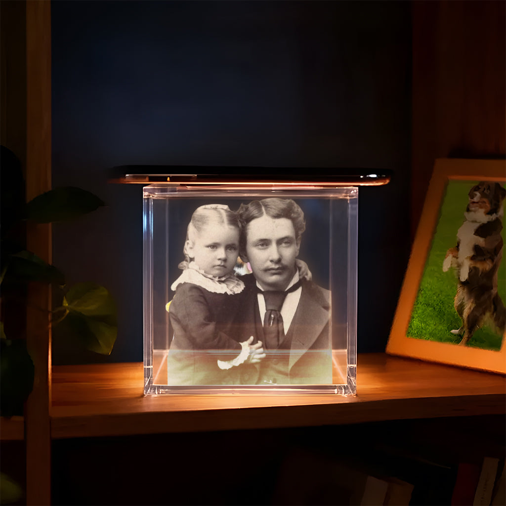Individuelles Foto Immer Bei Ihnen - Personalisierte 3D Erinnerungsbox