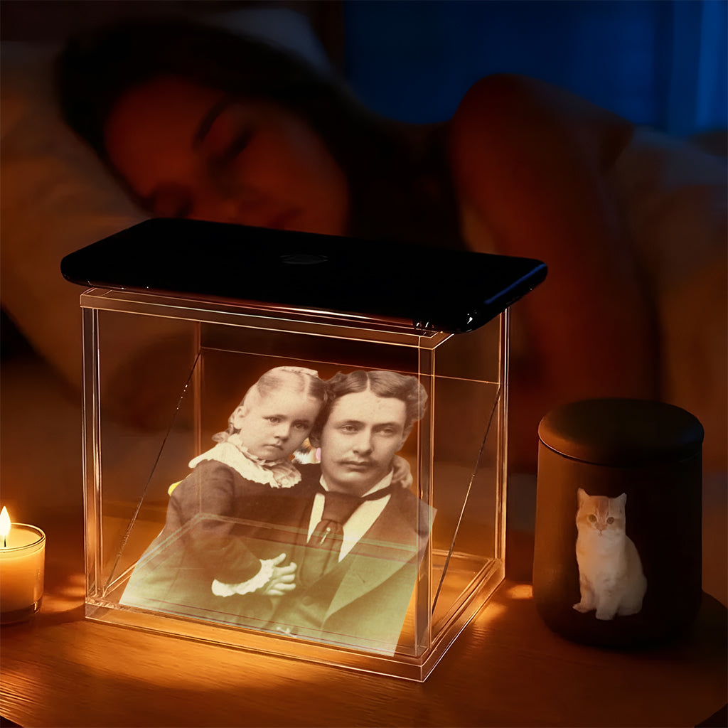 Individuelles Foto Immer Bei Ihnen - Personalisierte 3D Erinnerungsbox