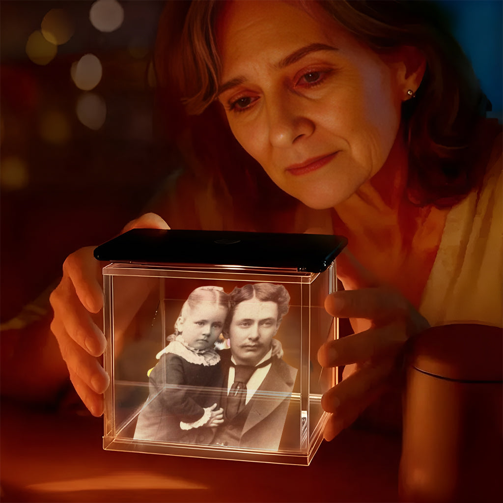 Individuelles Foto Immer Bei Ihnen - Personalisierte 3D Erinnerungsbox