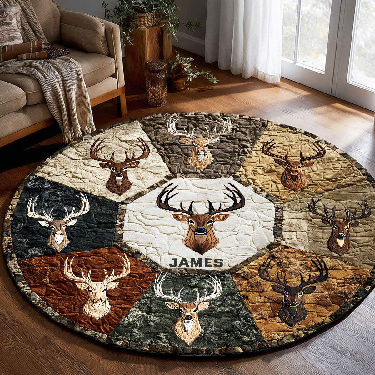 Saison de la chasse - Tapis de chasse antidérapant personnalisé