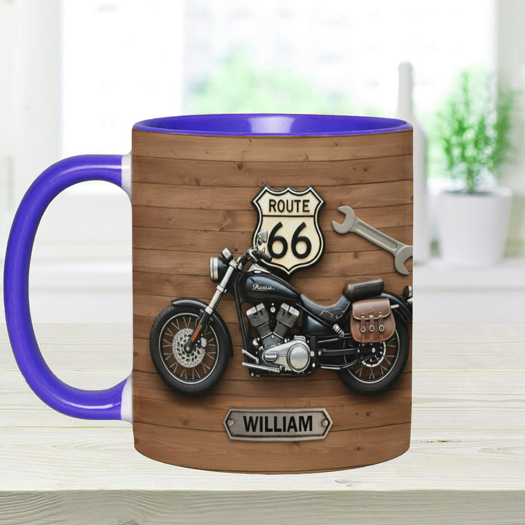 Mug personnalisé pour motards - Motif moto