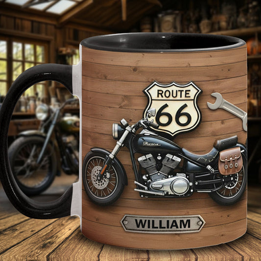 Motorrad - Personalisierter Becher mit Biker-Motiv