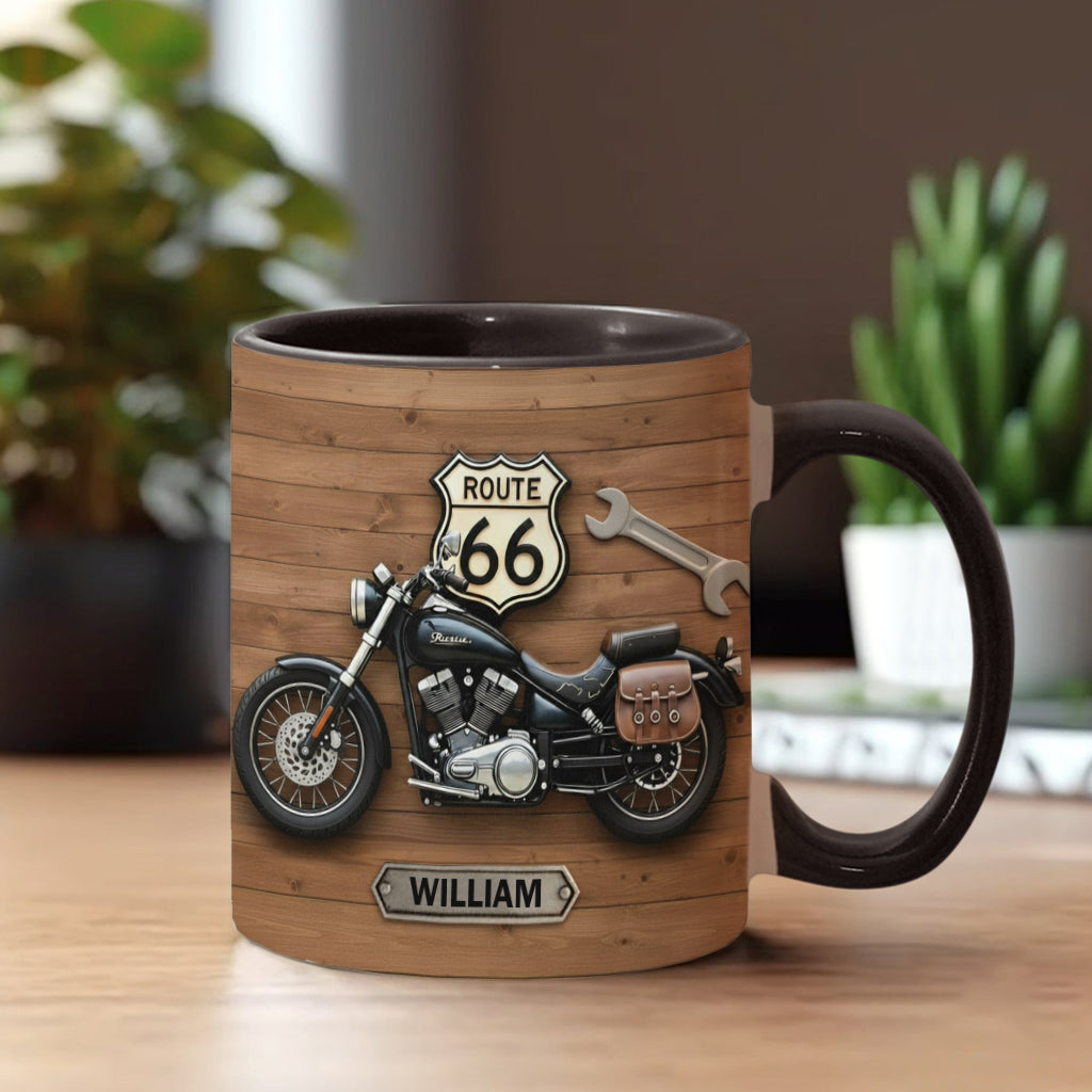 Mug personnalisé pour motards - Motif moto
