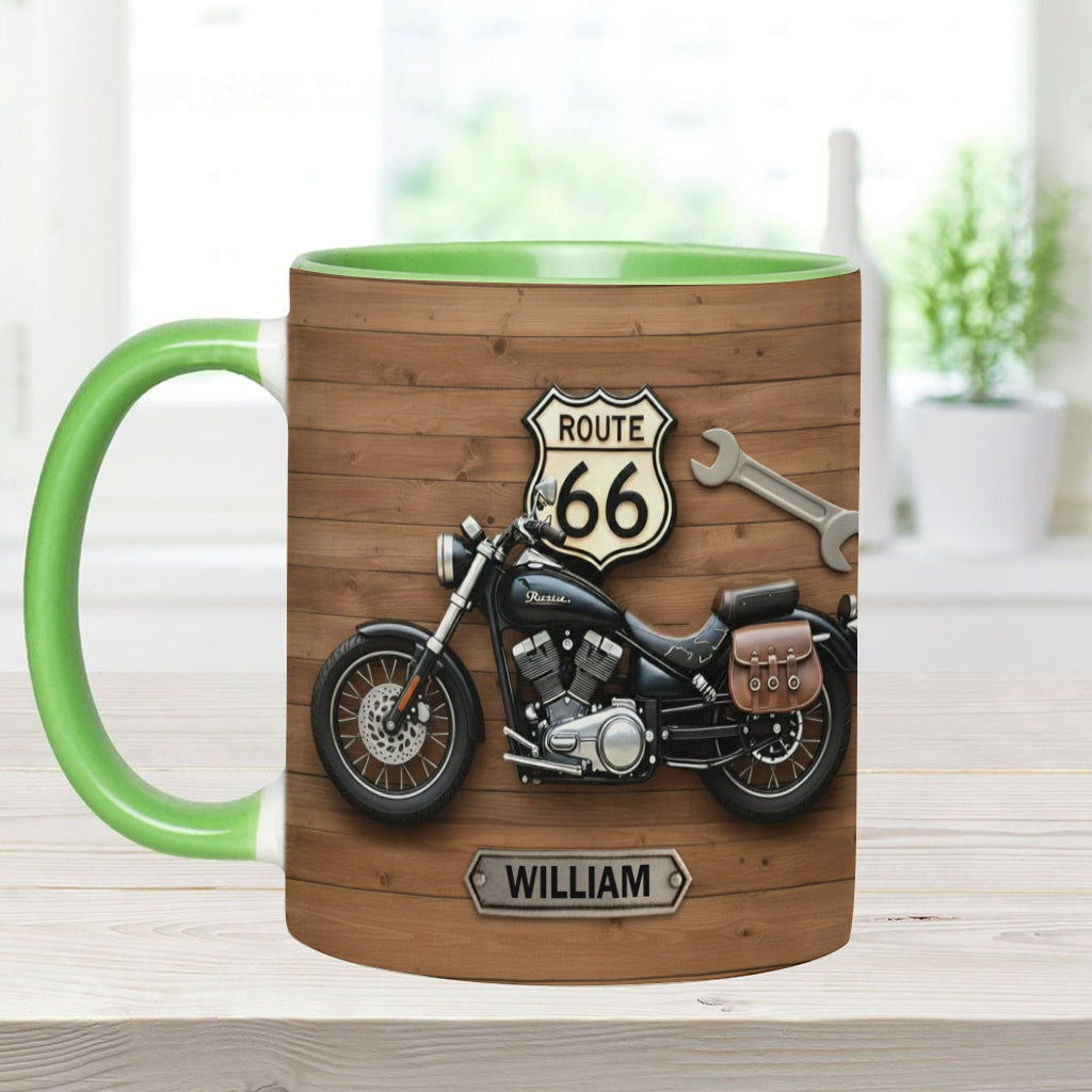 Mug personnalisé pour motards - Motif moto