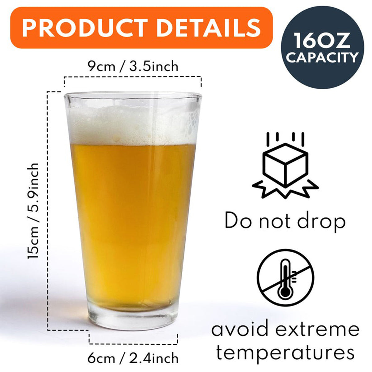 Beer Sobriety Test - Personalized Beer Beer Glass