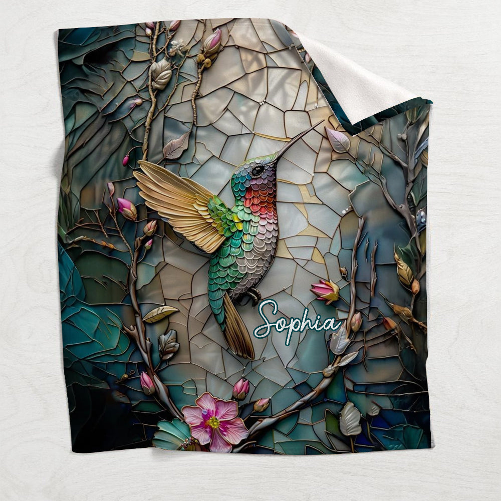 Couverture colibri artistique personnalisée