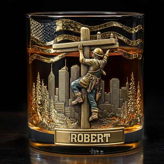 Lineman Legacy Glass – Personalisiertes Lineman-Whiskyglas