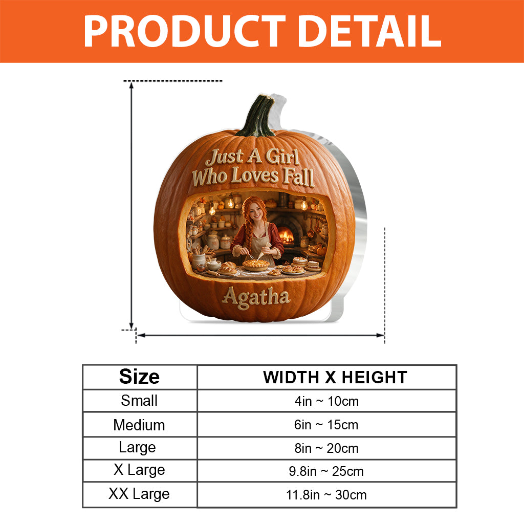 It's Fall Y'all - Personalized Baking Custom Shaped Acrylic Plaque