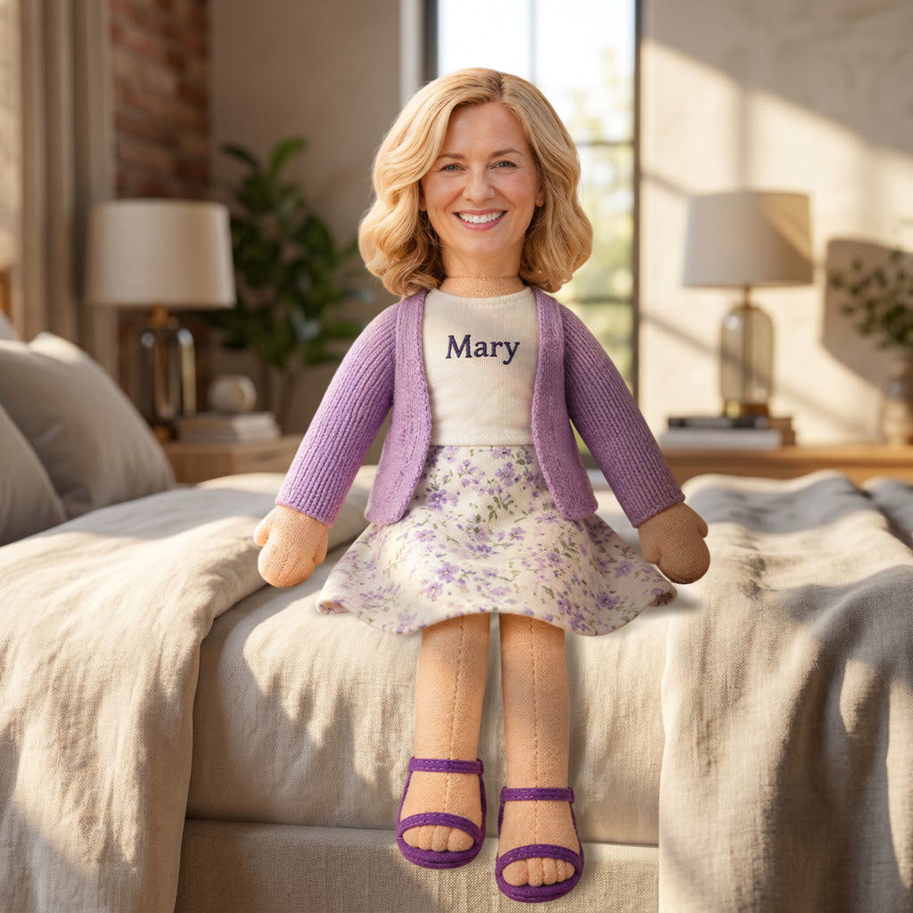 Love Reading - Personalized Book Posable Plush Doll