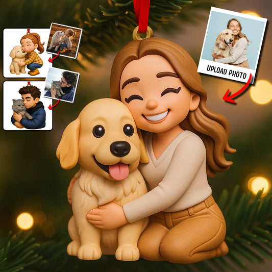 Cadeau pour amoureux des chiens - Ornement personnalisé pour chien