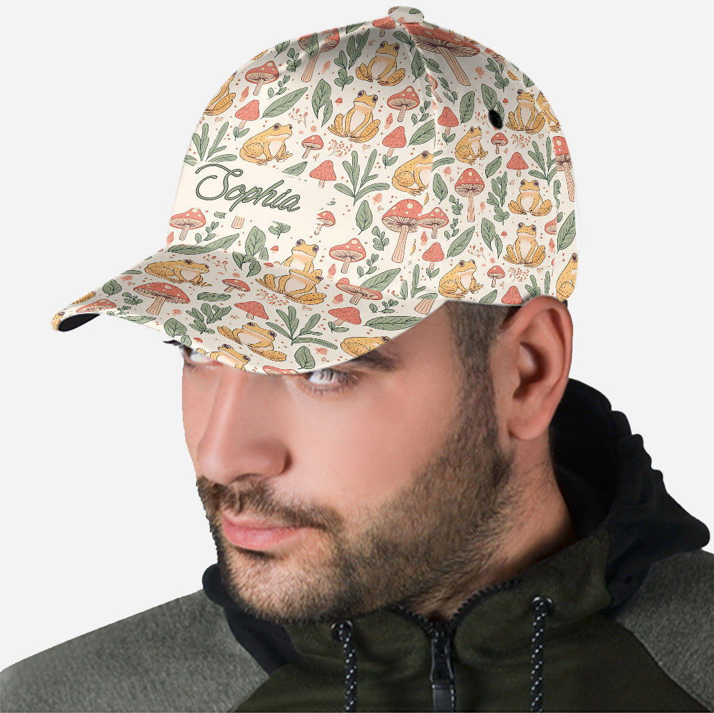 Niedlicher Frosch – Personalisierte Frosch-Klassiker-Kappe