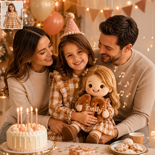 Cadeau d'anniversaire spécial pour vos proches - Peluche mélodie personnalisée
