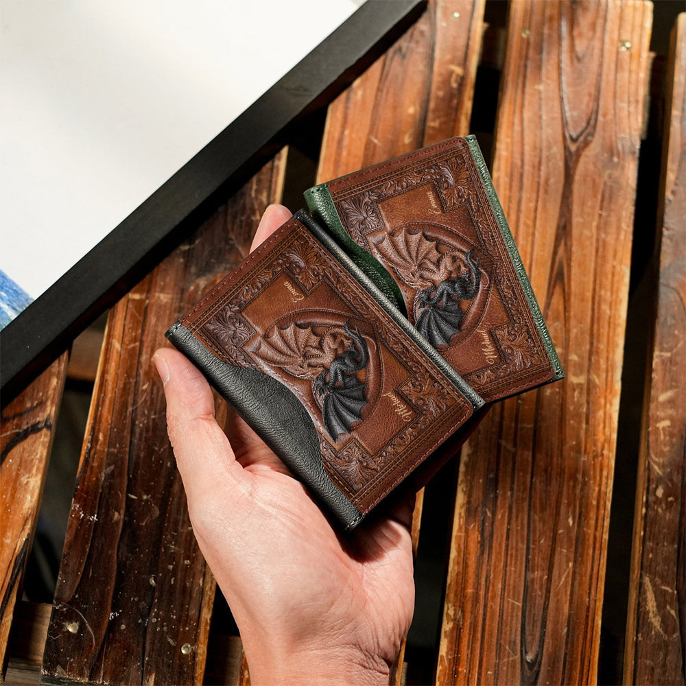 Toi et moi - Portefeuille Magsafe Dragon personnalisé