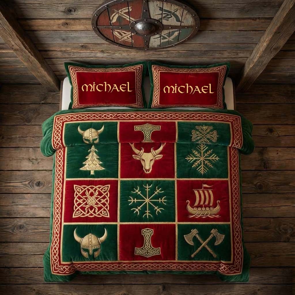 Vikings - Parure de lit personnalisée Viking