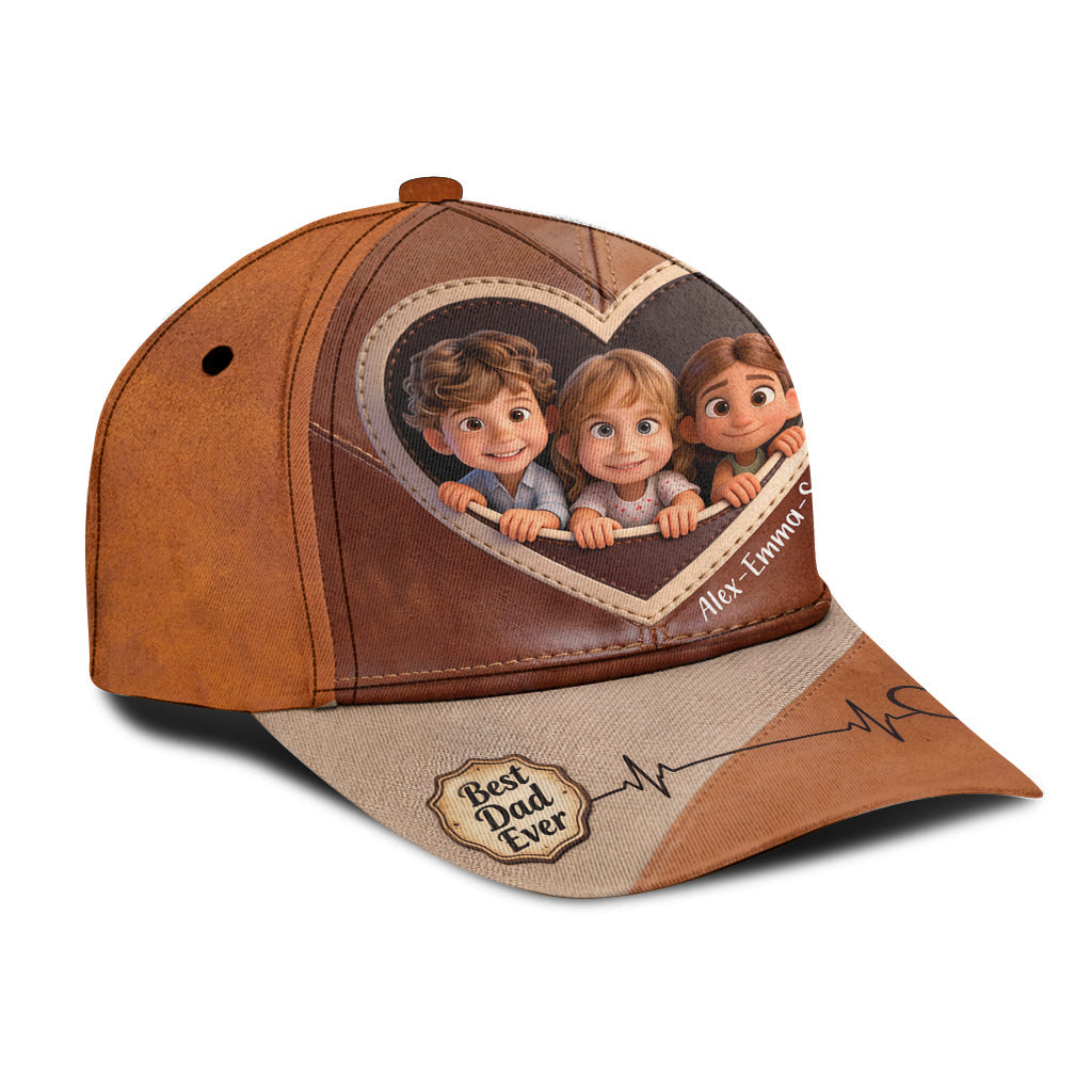 Custom From Any Photo - Personalized Father Classic Cap