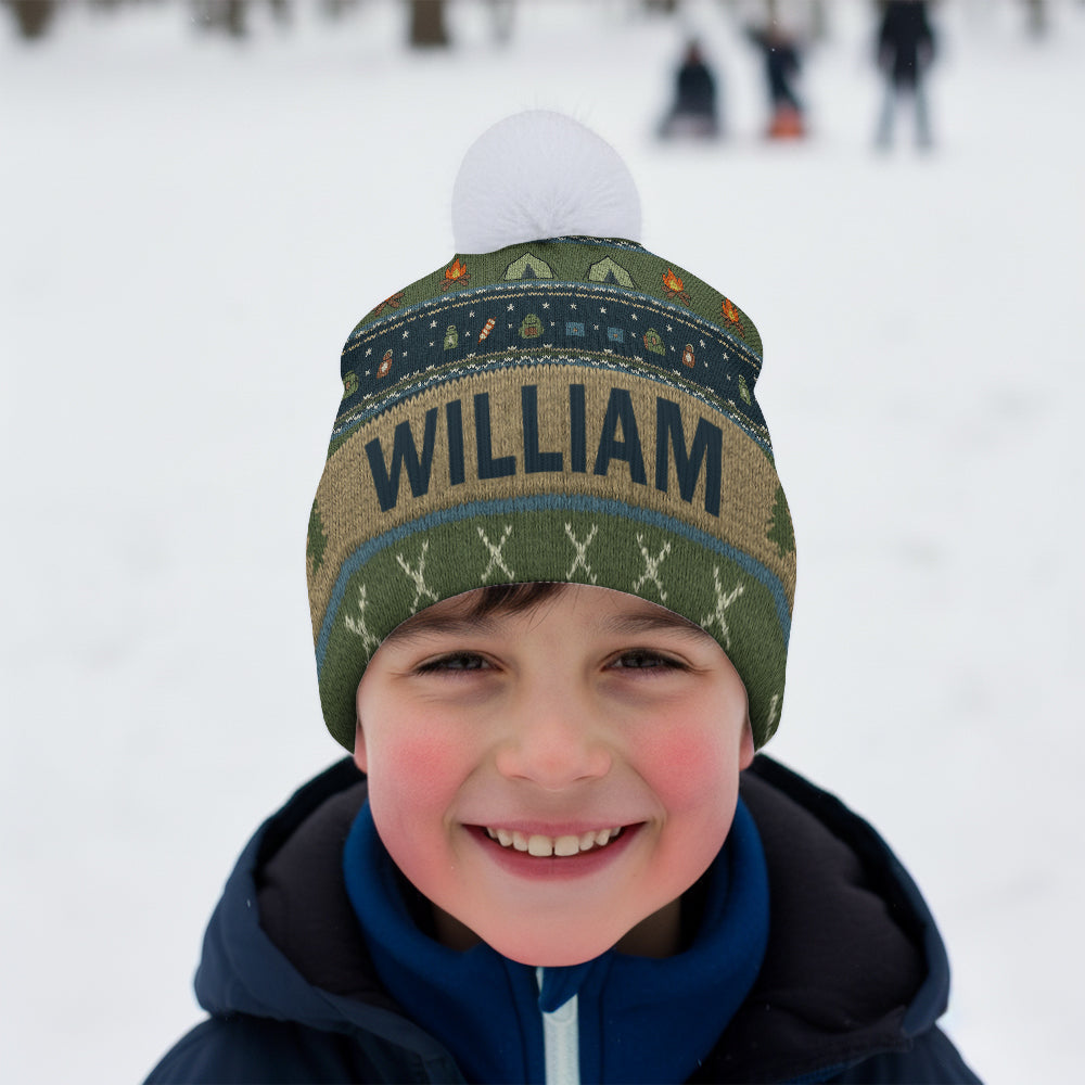 Outdoor Adventure - Personalized Camping Beanie Hat