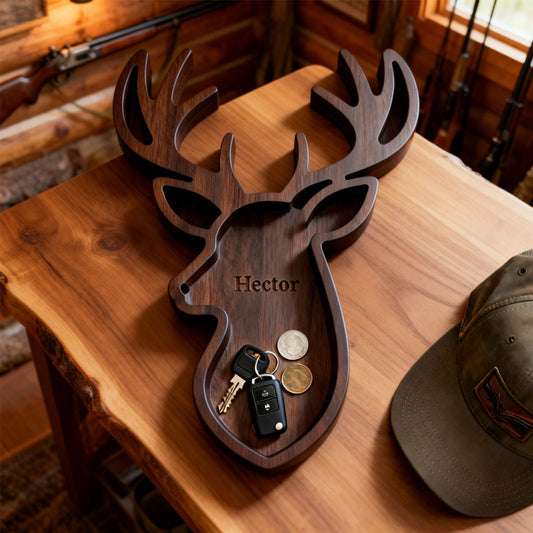 Das perfekte Geschenk für Jagdliebhaber – personalisierte Jagd-Aufbewahrungsschale