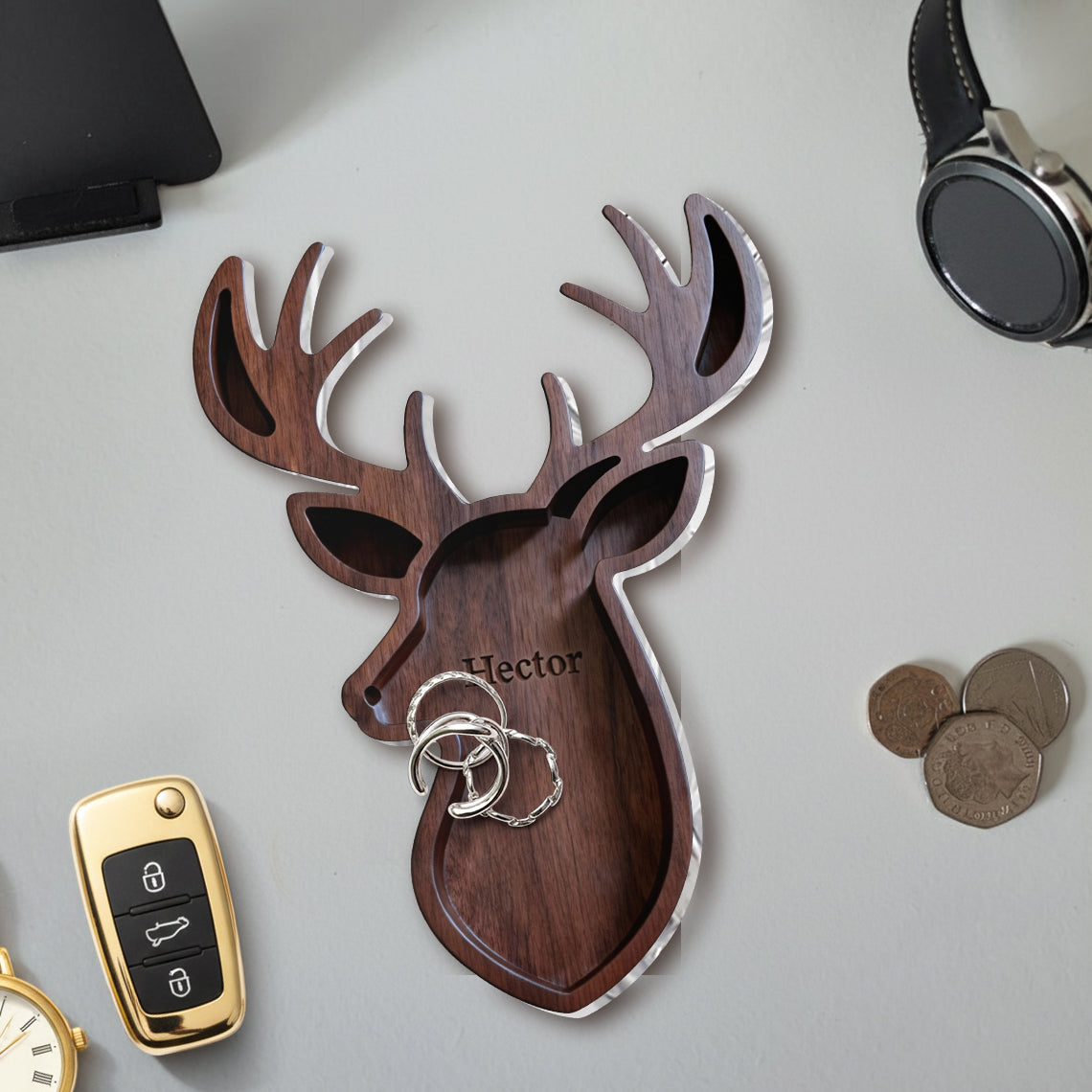 Das perfekte Geschenk für Jagdliebhaber – personalisierte Jagd-Aufbewahrungsschale