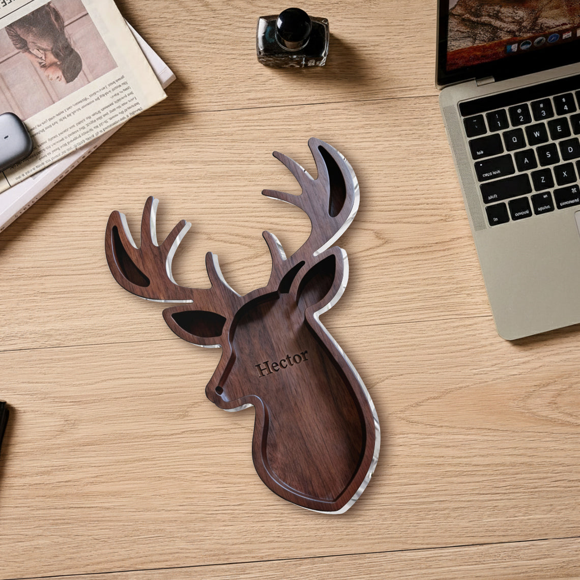 Das perfekte Geschenk für Jagdliebhaber – personalisierte Jagd-Aufbewahrungsschale