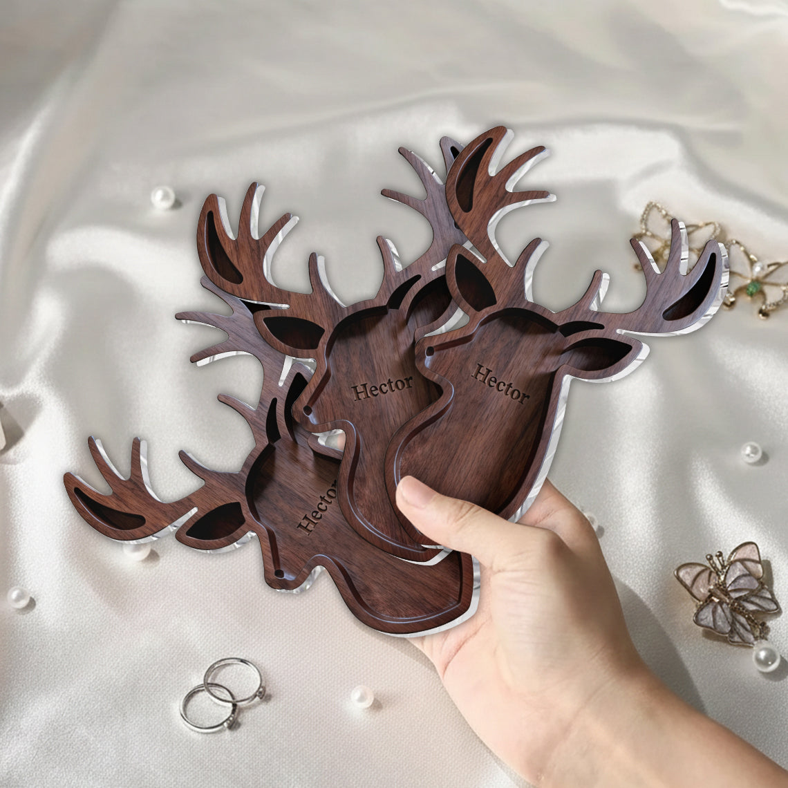 Das perfekte Geschenk für Jagdliebhaber – personalisierte Jagd-Aufbewahrungsschale