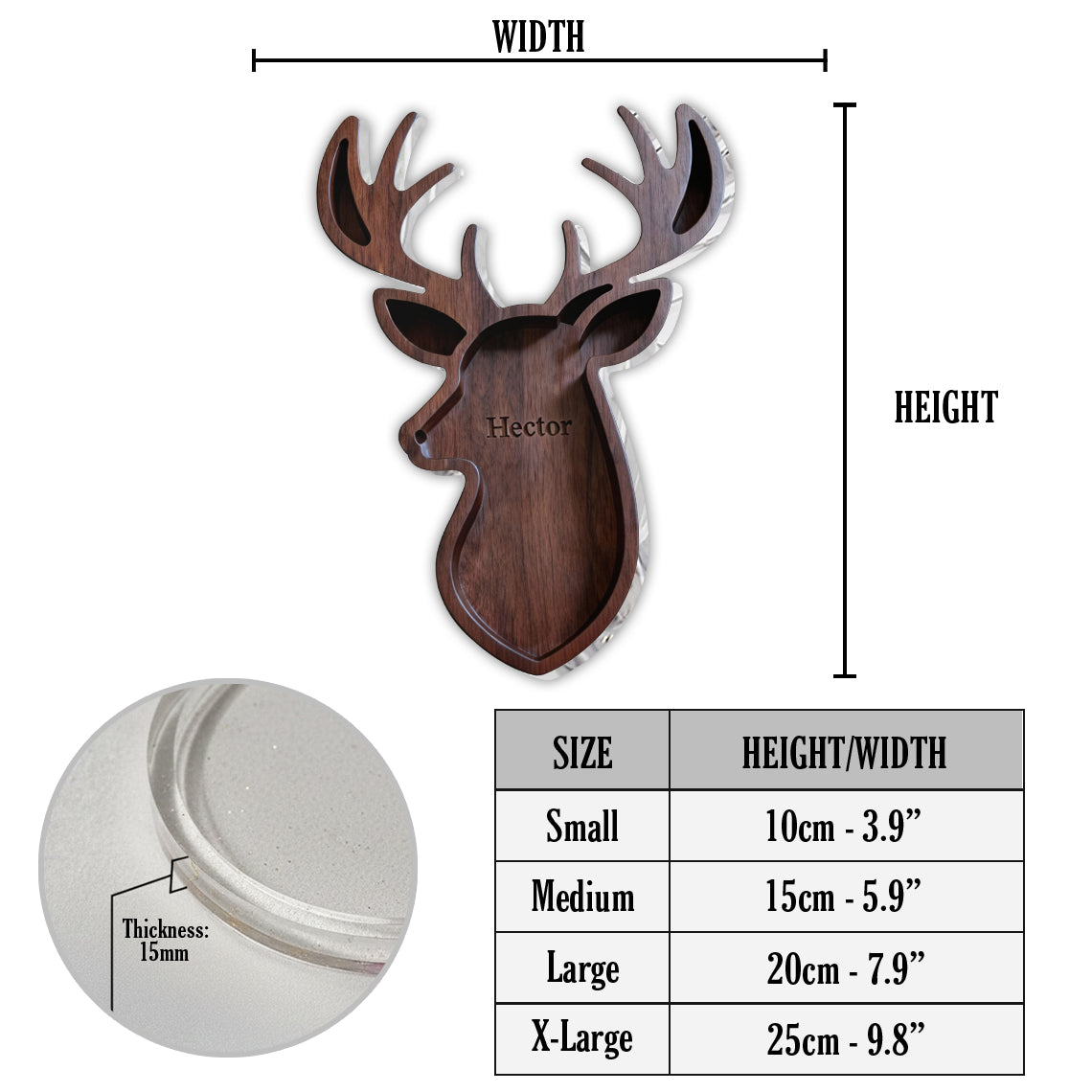 Das perfekte Geschenk für Jagdliebhaber – personalisierte Jagd-Aufbewahrungsschale