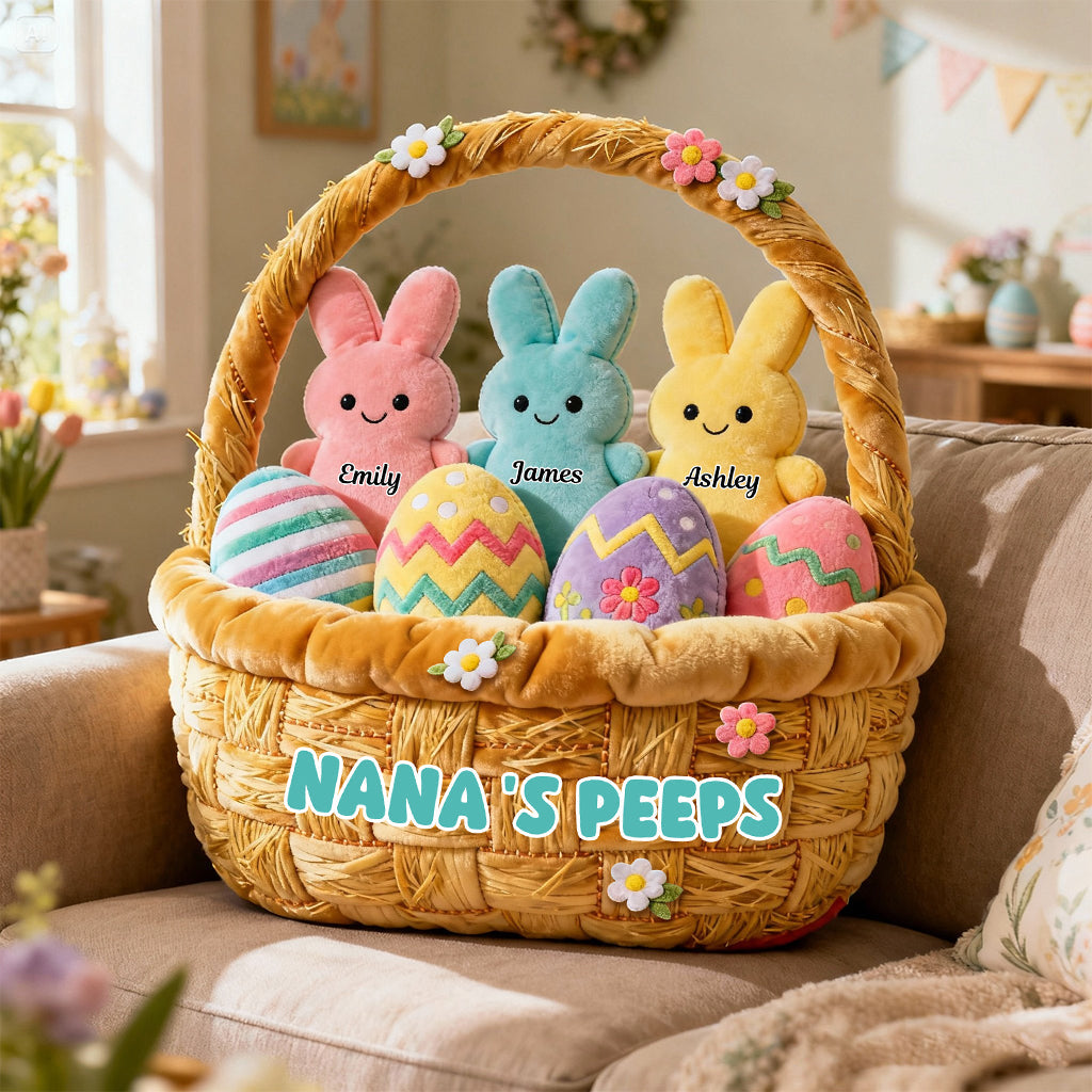 Cadeau de grand-mère pour maman, grand-mère - Coussin personnalisé en fausse fourrure en forme de grand-mère