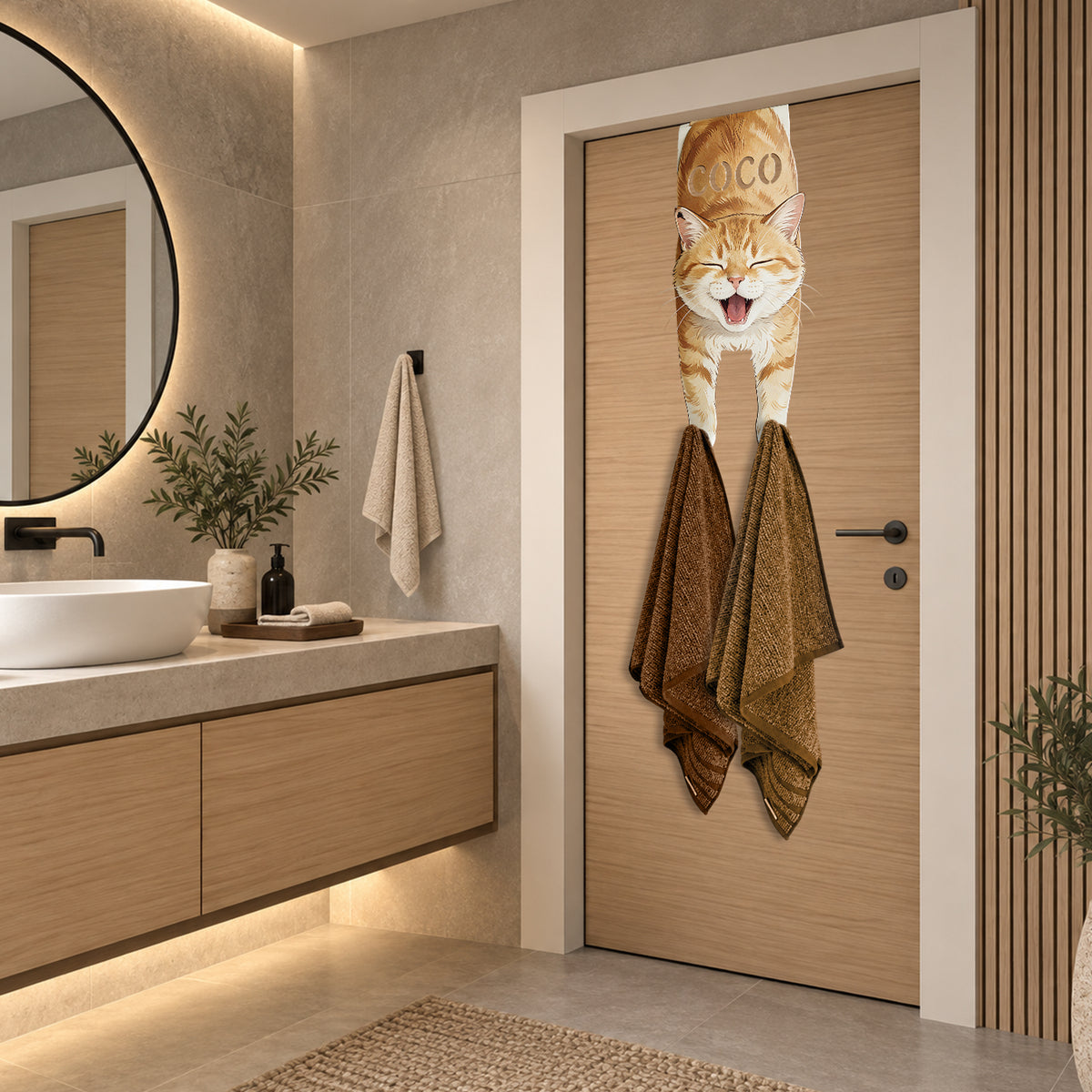 100% Liquid - Personalized Cat Metal Door Hooks