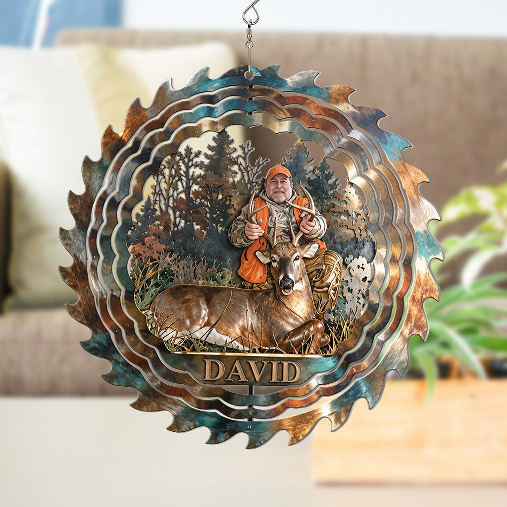 Custom Any Photo - Personalized Hunting Wind Spinner