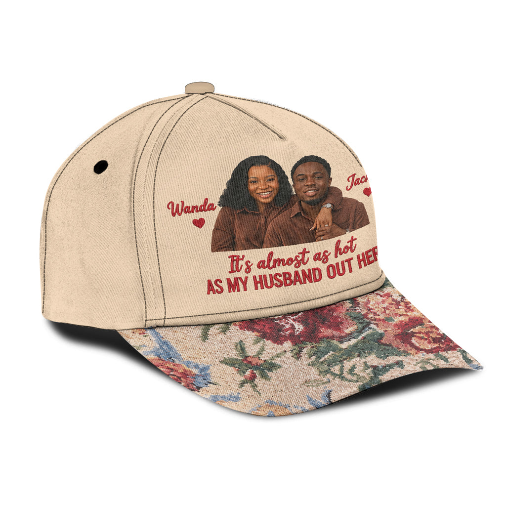 Personalisierte Blumenmütze für meinen Mann/Freund - Klassische Kappe für Paare