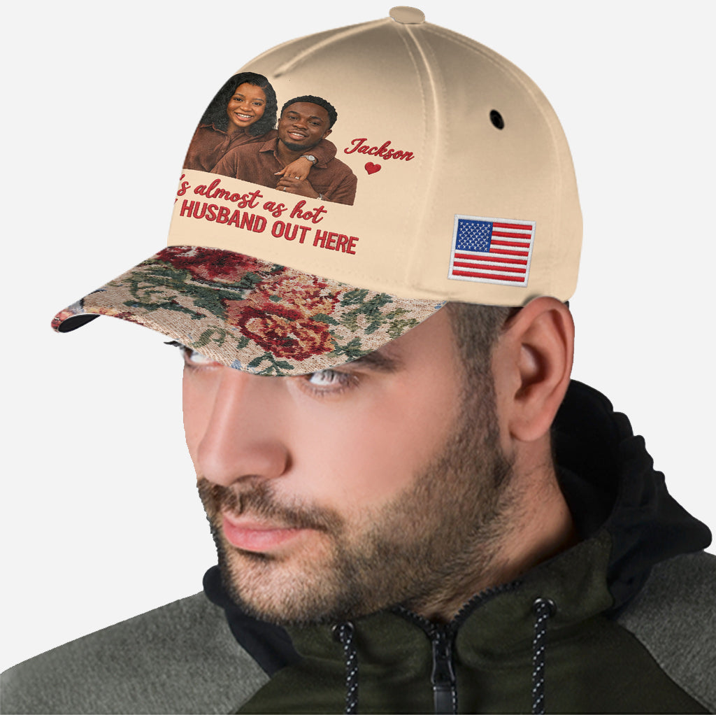 Personalisierte Blumenmütze für meinen Mann/Freund - Klassische Kappe für Paare