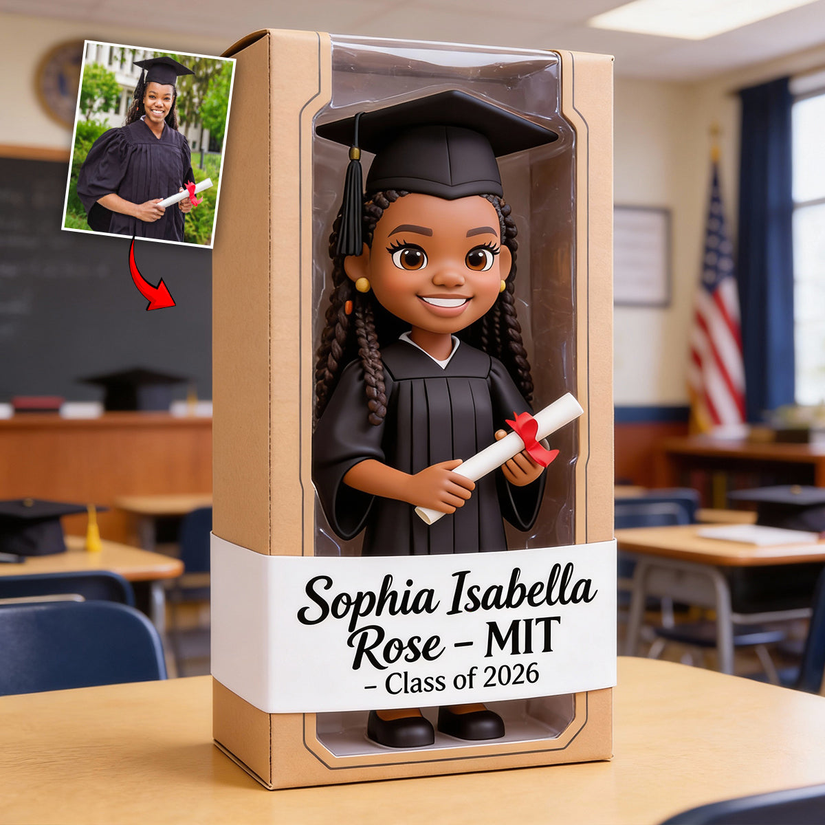 Congratulations! Class of 2026 - Personalized Graduation Custom Shaped Acrylic Plaque