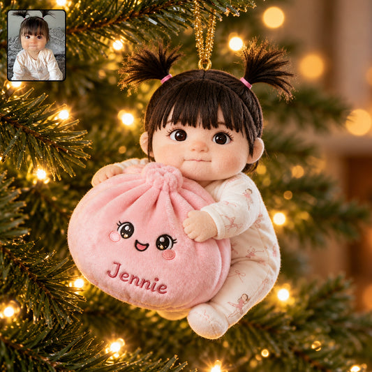Mini Me Dumpling - Ornement en Peluche Personnalisé pour Enfants