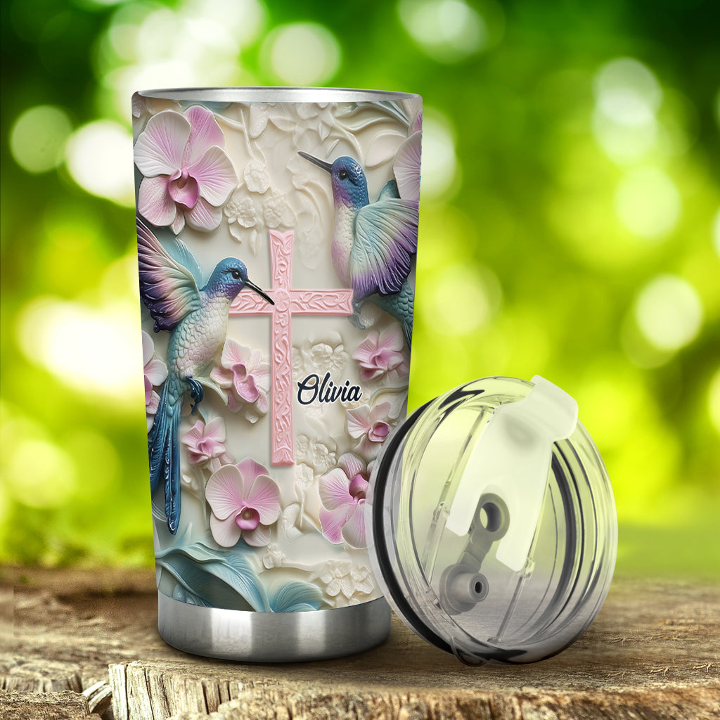 Foi, Espérance, Amour - Gobelet Colibri Personnalisé