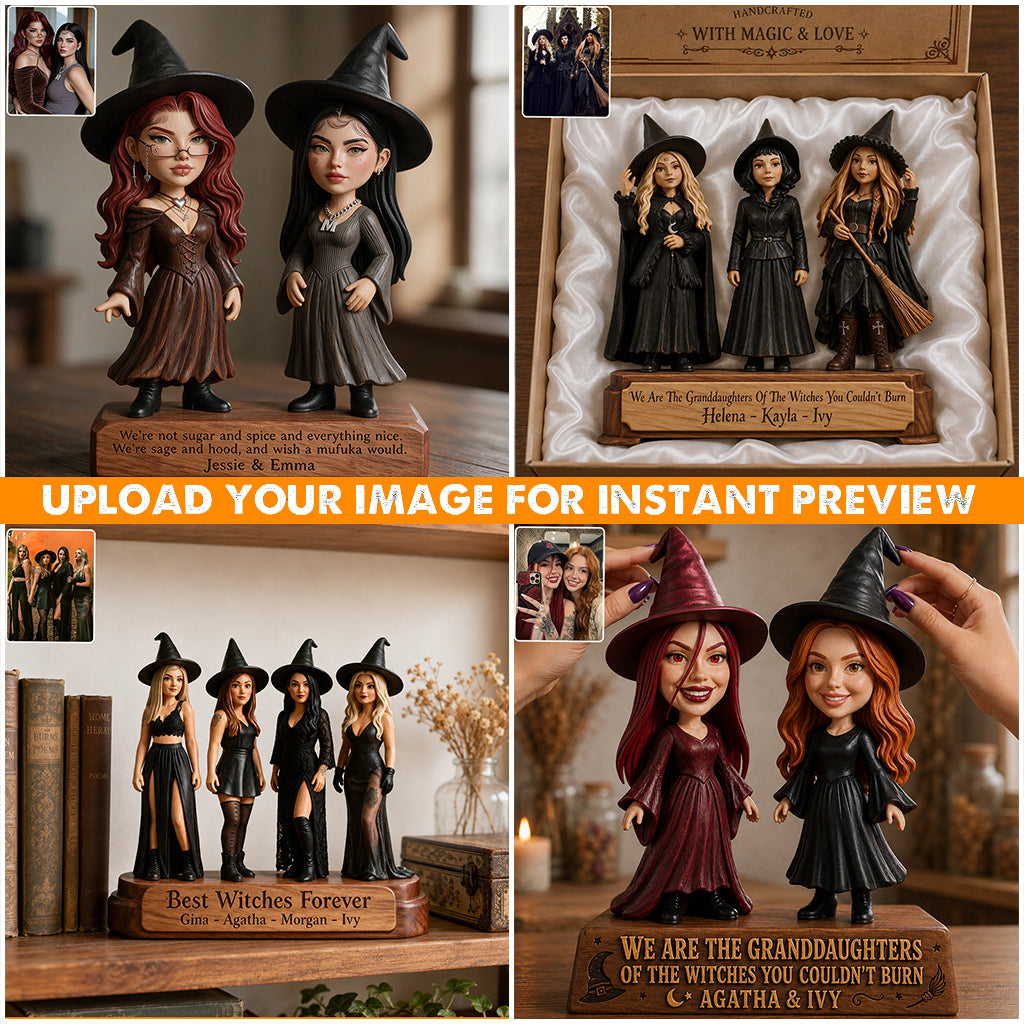 Best Witches Forever - Personalized Witch Custom Shaped Wood Plaque