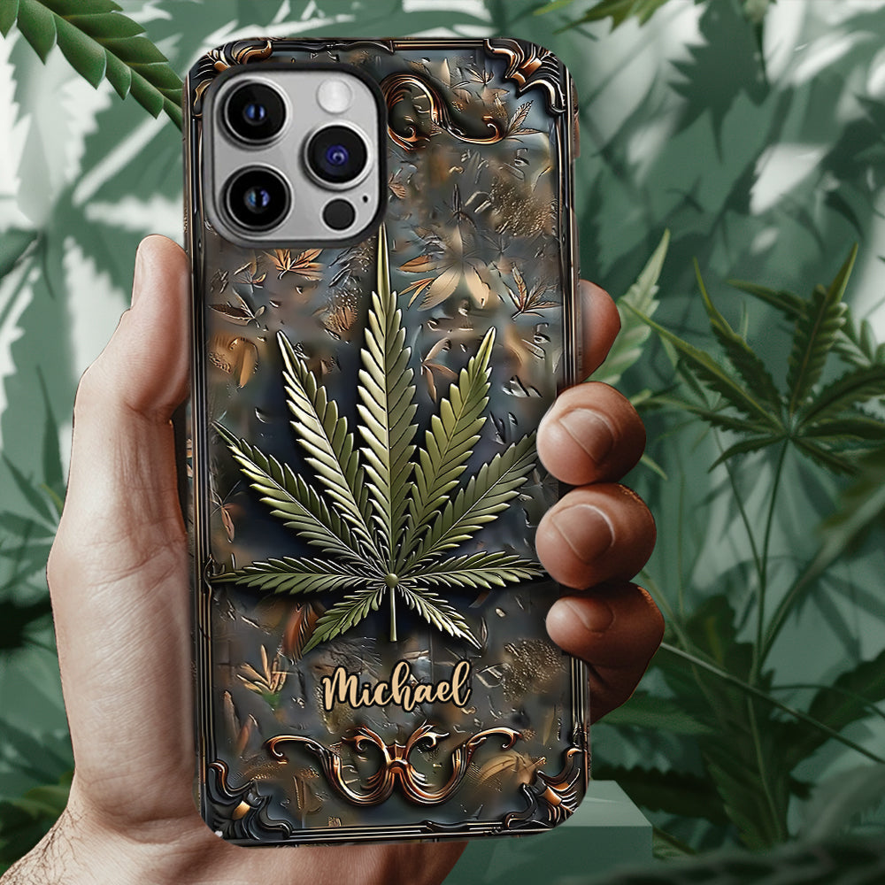 High Life – Personalisierte Handyhülle mit Weed-Motiv