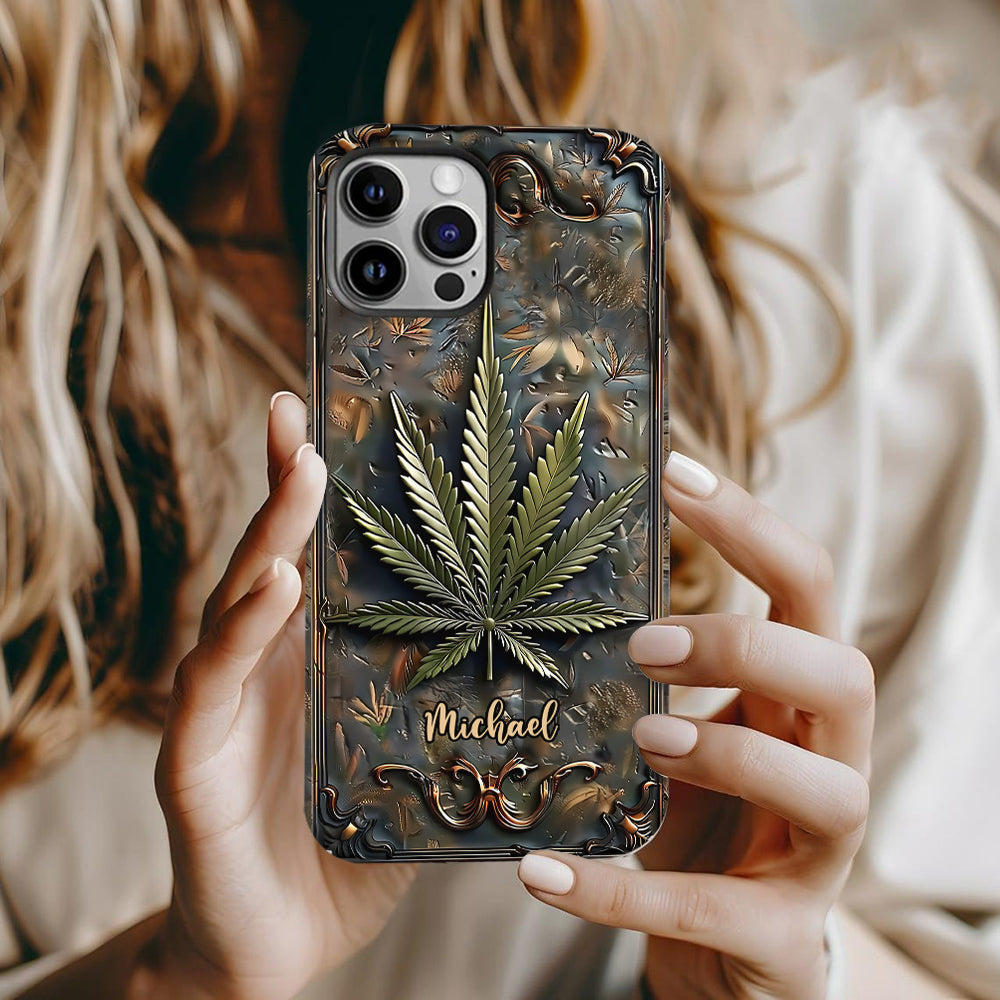 High Life – Personalisierte Handyhülle mit Weed-Motiv