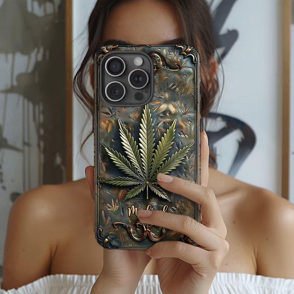 High Life – Personalisierte Handyhülle mit Weed-Motiv